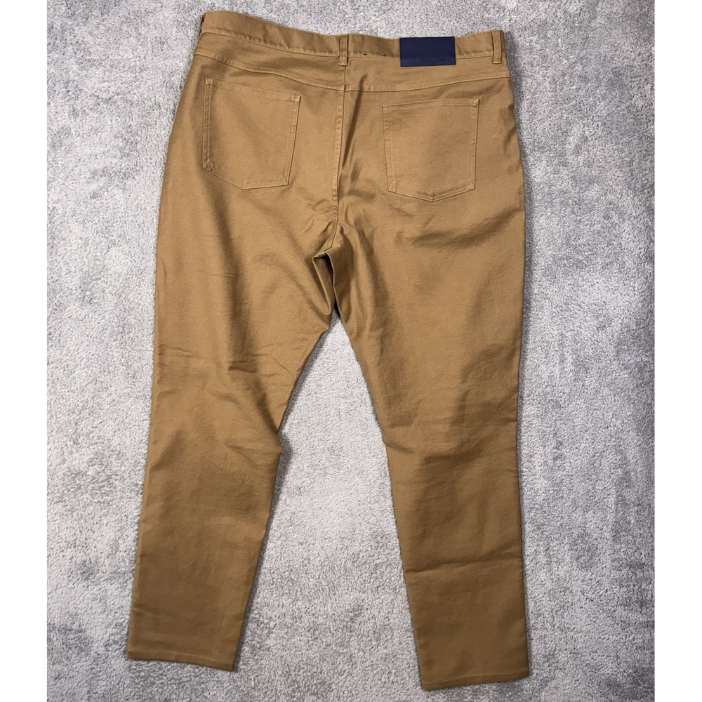 Mizzen + Main Pants Mens 38x31 Mayfield 5 Pocket Mocha Brushed Twill $168 - Picture 14 of 16